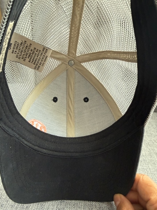 Beretta Black Gray and Orange Embroidered Men’s adjustable Truckers Baseball Cap - Picture 7 of 9